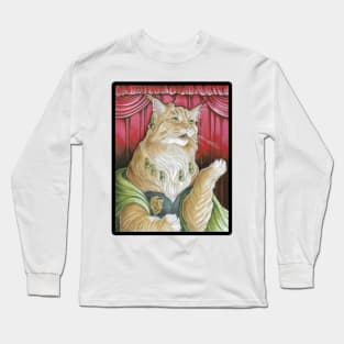 The Cat Singer - Black Outlined Version Long Sleeve T-Shirt